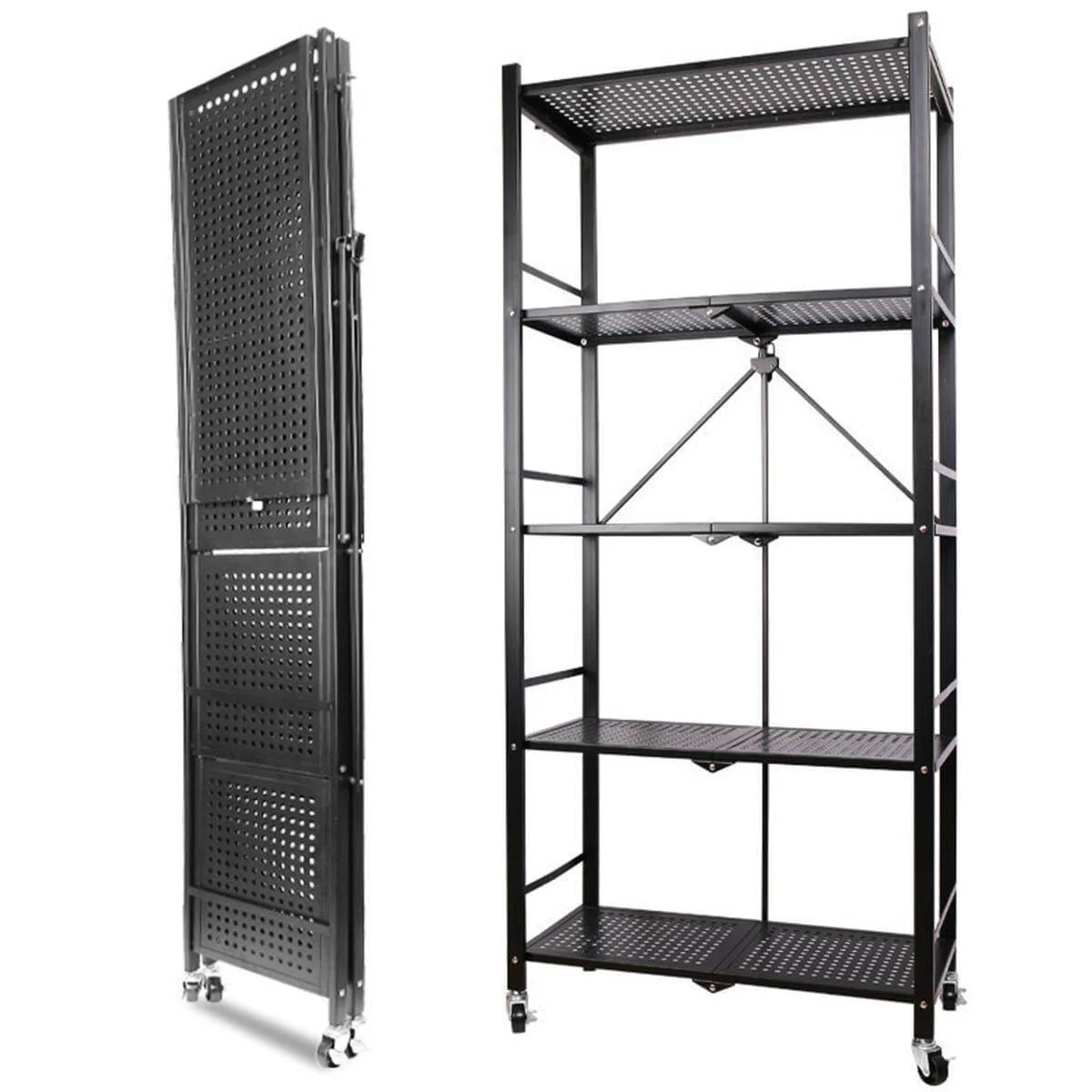 Multifunctional Foldable Storage Rack Organizer - Image 2