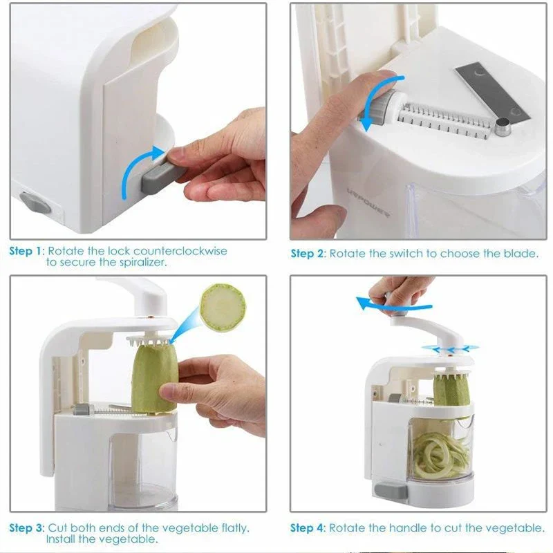 Multifunctional Green Gourmet Kitchen All-in-One Slicer - Image 3
