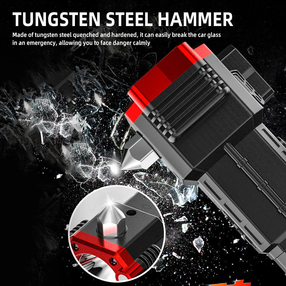 Multifunctional Heavy-Duty Magnetic Safety Rechargeable Flashlight - Image 2