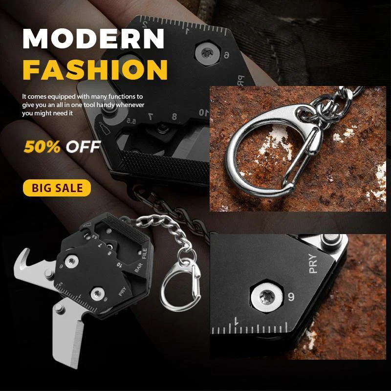 Multifunctional Hexagon Outdoor EDC Survival Tool - Image 6
