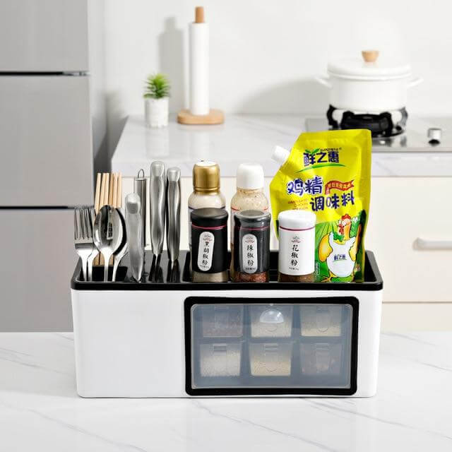 Multifunctional Matils Seasoning Storage Box - Image 4