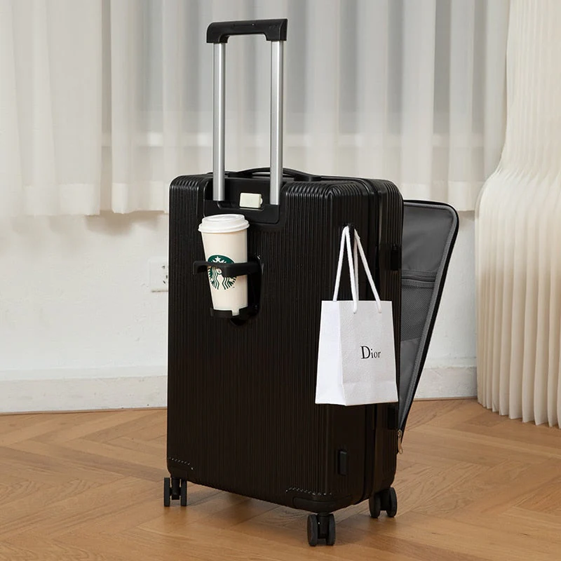 Multifunctional Password Protected Charge Easy Luggage - Image 5