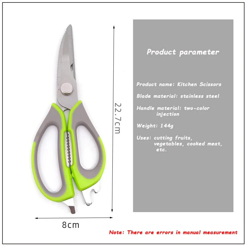 Multifunctional Poultry Bone Scissor with Magnetic Storage Bag - Image 11
