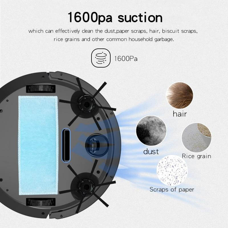 Multifunctional Remote Control Smart Robot Vacuum Cleaner - Image 4