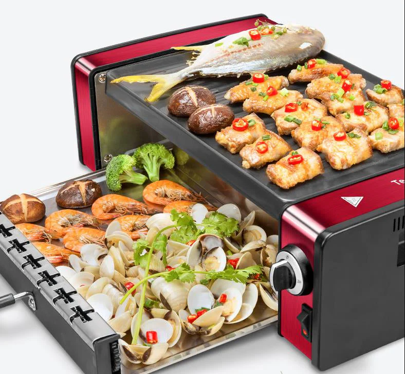 Multifunctional Smokeless Non-Stick Indoor Grill - Image 10