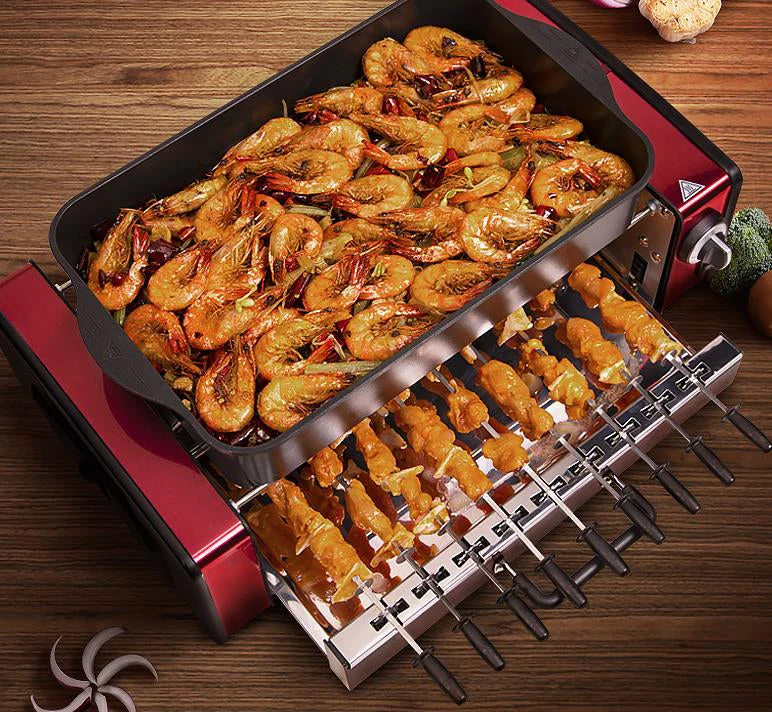 Multifunctional Smokeless Non-Stick Indoor Grill - Image 3