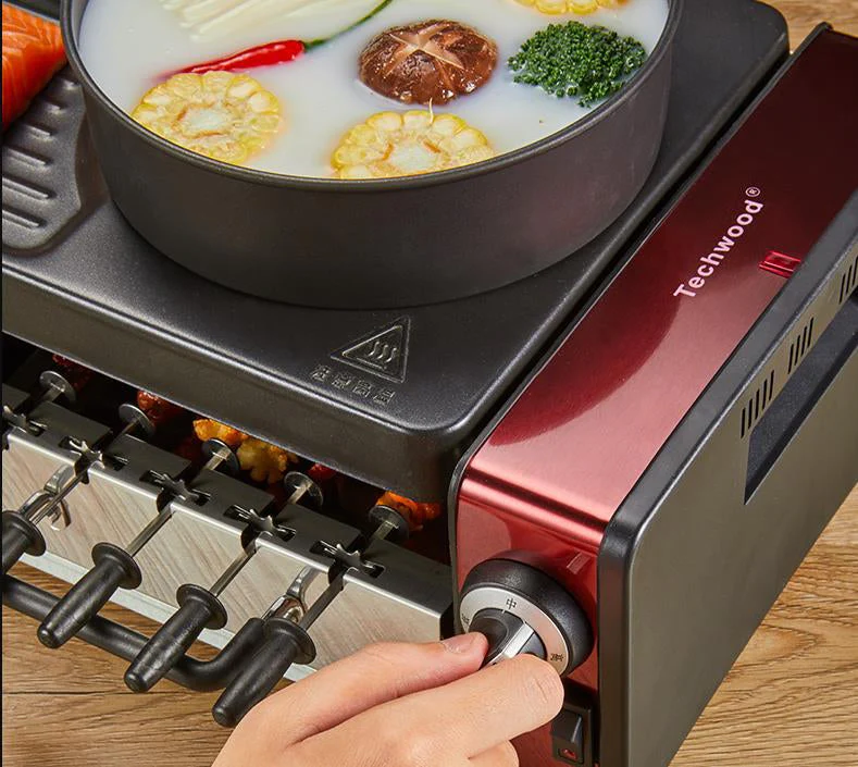Multifunctional Smokeless Non-Stick Indoor Grill - Image 6
