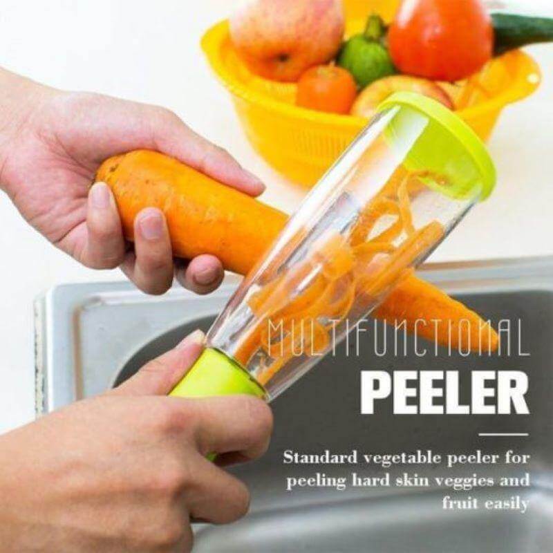 Multifunctional Stainless Steel Stored Vegetable Peeler - Image 6