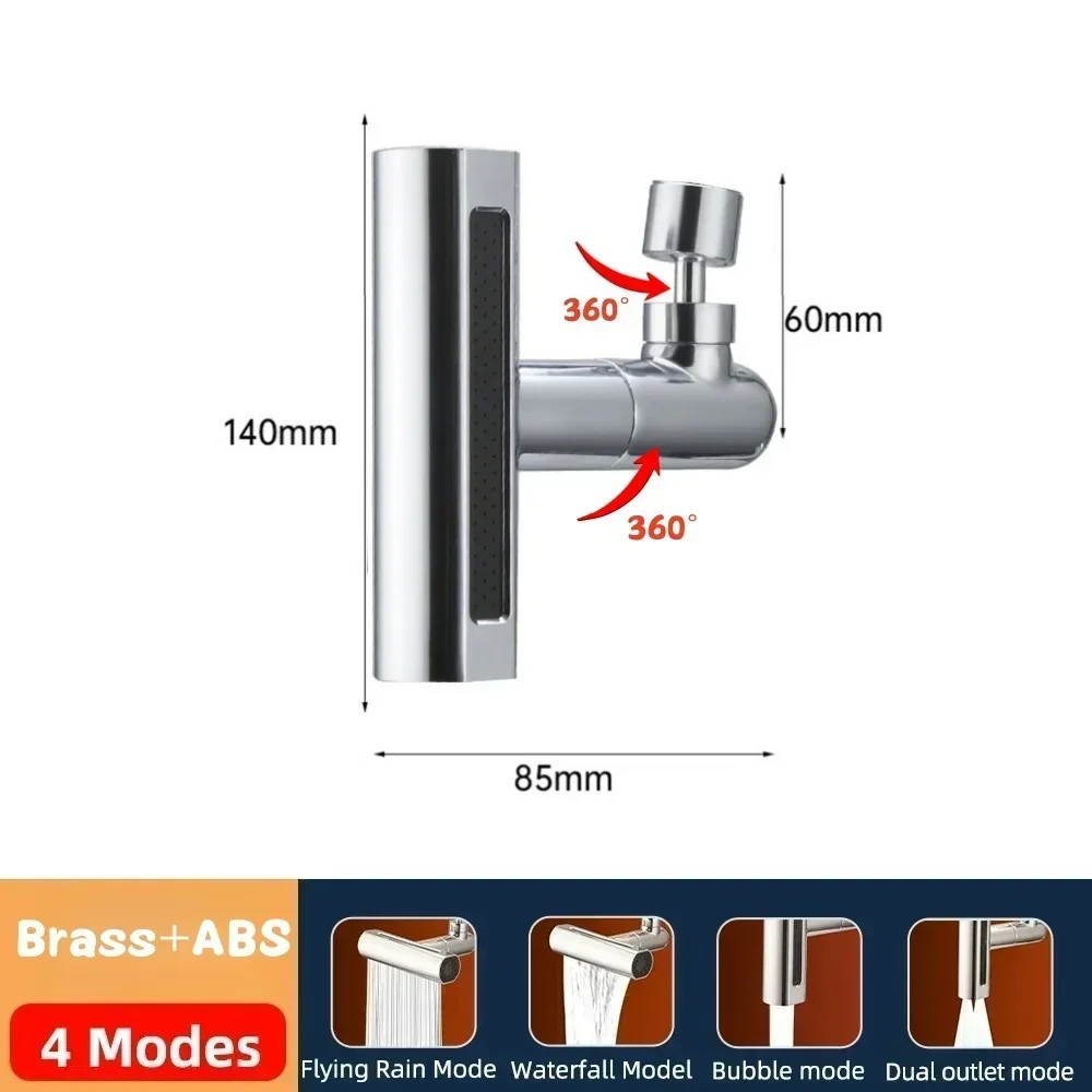 Multifunctional Waterfall Modern Kitchen Matte Faucet - Image 7