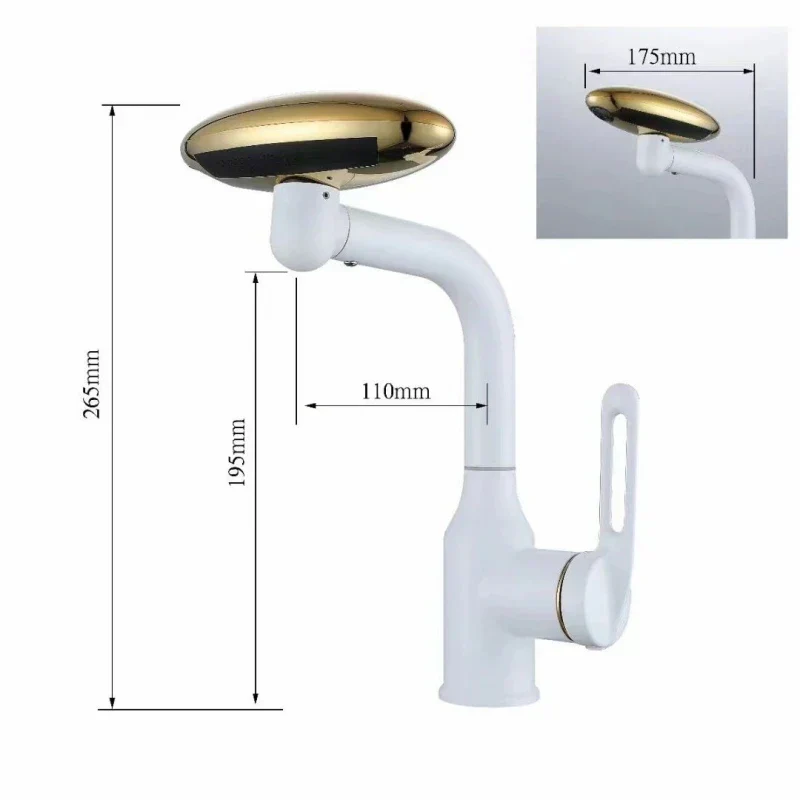 Multifunctional Waterfall Rotating Nordic Basin Faucet - Image 6