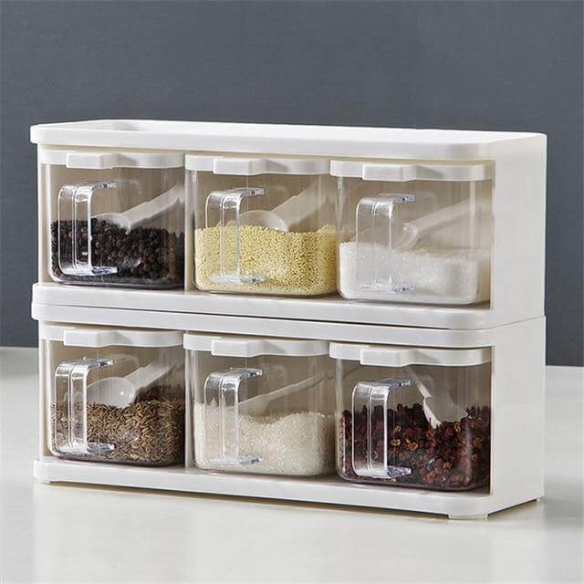 Multiple Boxes Seasoning Herb Kitchen Organizer - Image 8