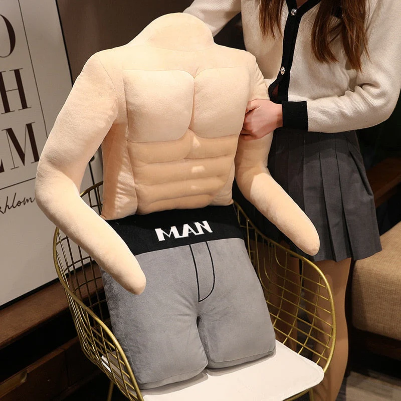 Muscle Man Strong Cuddly Body Pillow Cushion - Image 7