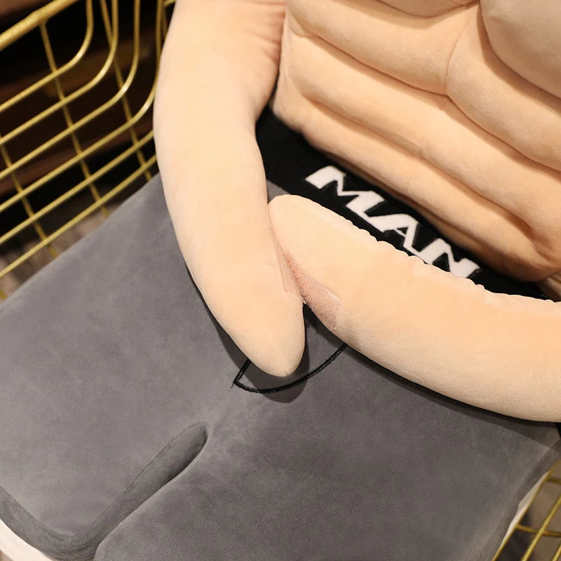 Muscle Man Strong Cuddly Body Pillow Cushion - Image 9