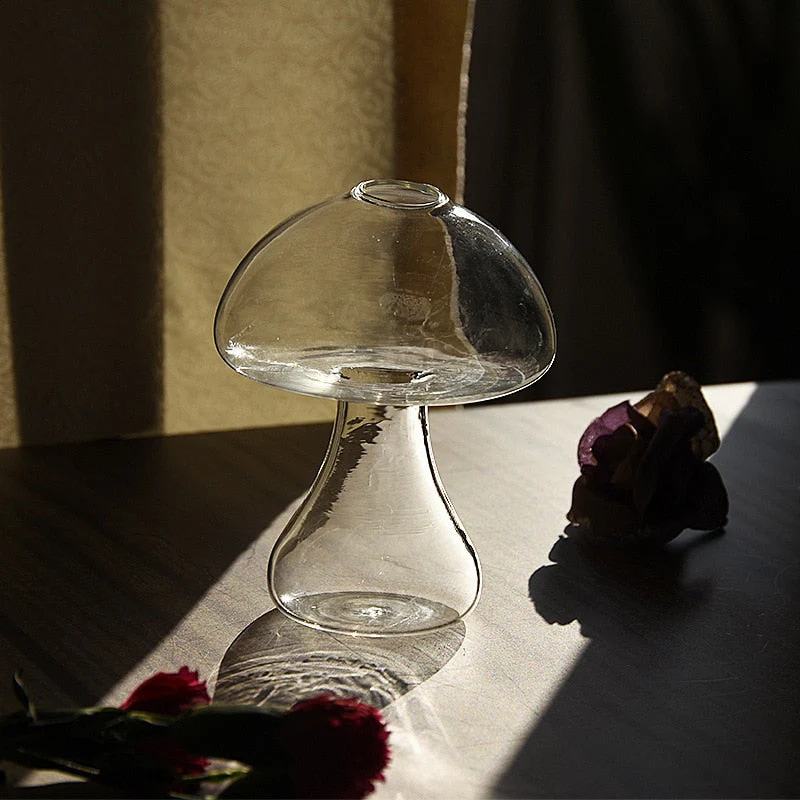 Mushroom Inspired Elegant Glass Vase - Image 6