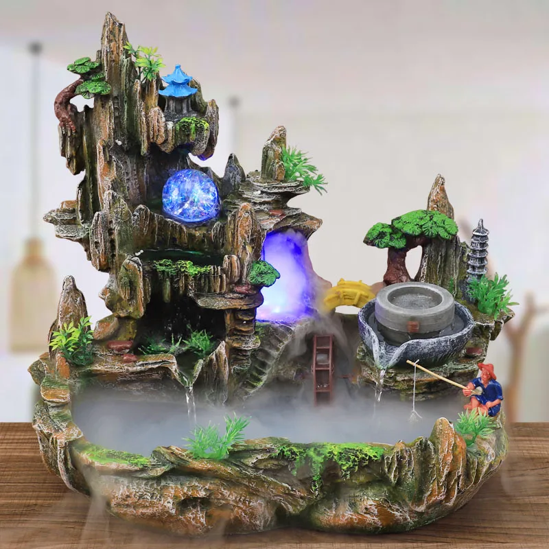 Mystic City Lucky Feng Water Circulation Small Home Decor - Image 7
