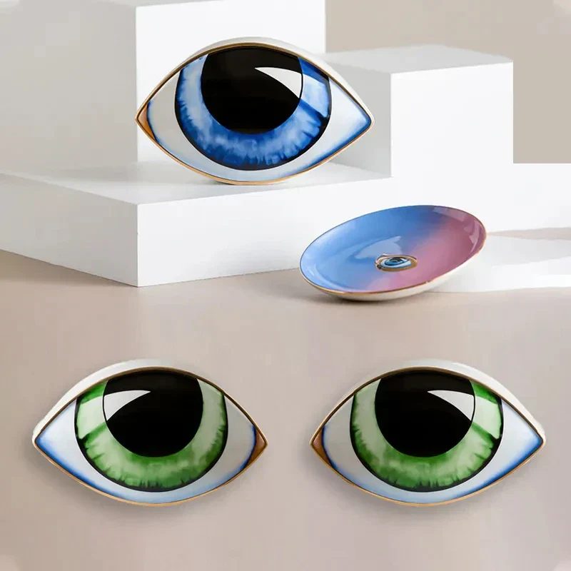 Mystic Eye Sculpture Ceramic Home Decor - Image 3