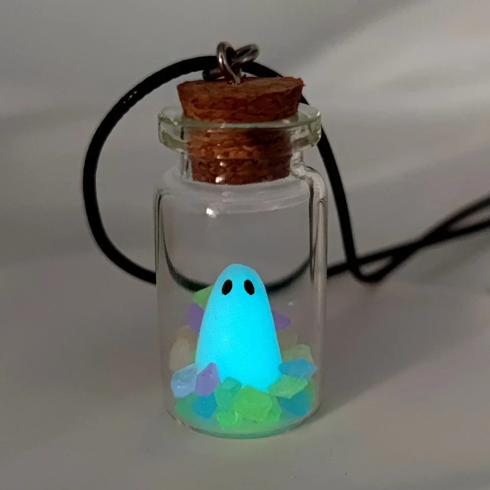 Mystic Night Glow Ghost Necklace - Image 3