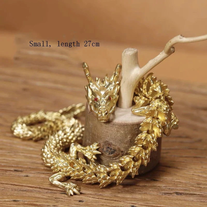Mystic Scales 3D Brass Dragon Home Decor - Image 6