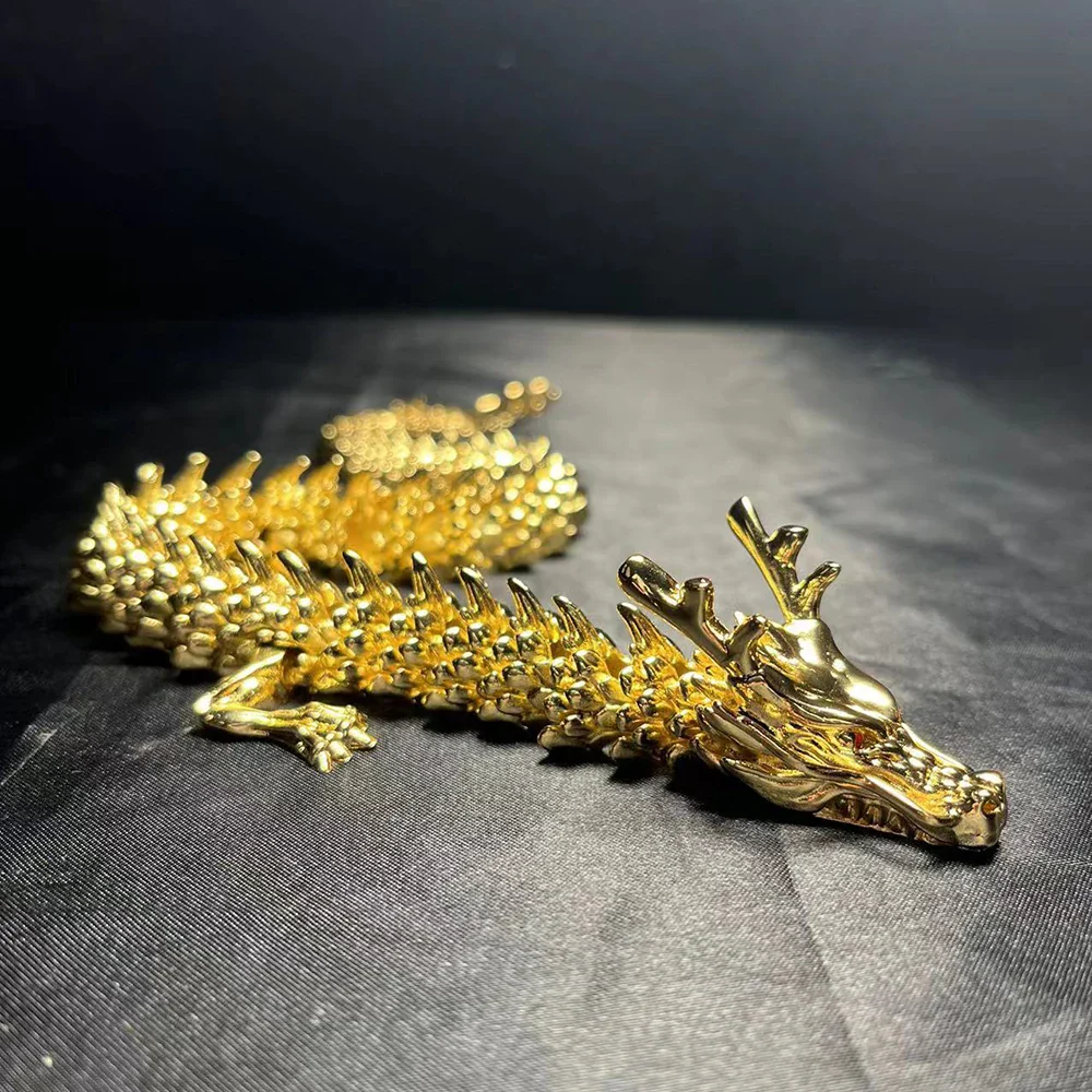 Mystic Scales 3D Brass Dragon Home Decor - Image 8