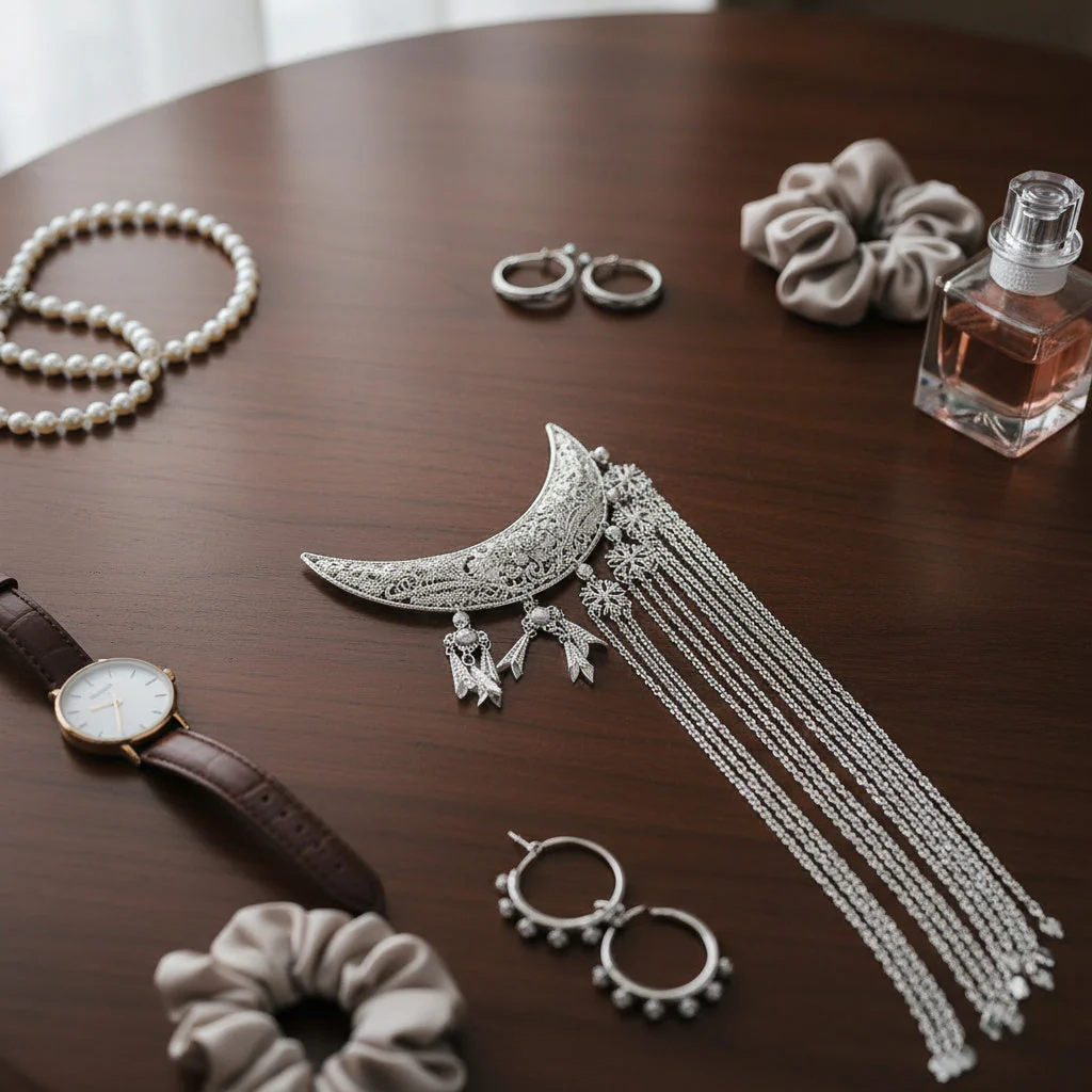 Mystical Moon Shape Hair Clip - Image 2