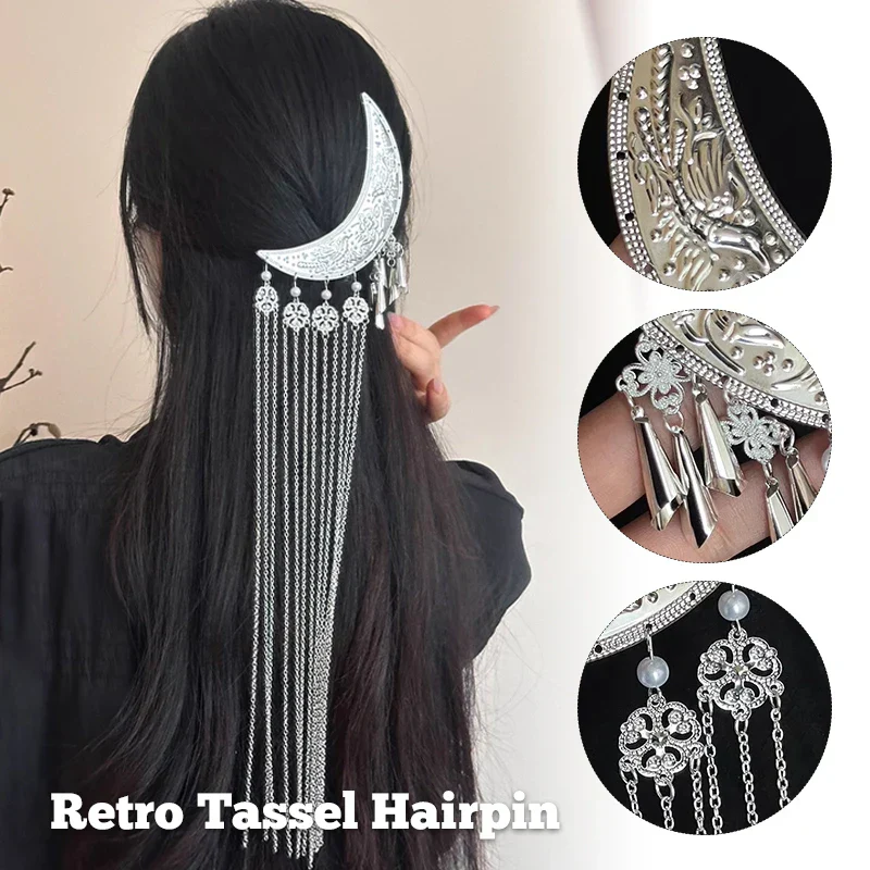 Mystical Moon Shape Hair Clip - Image 7
