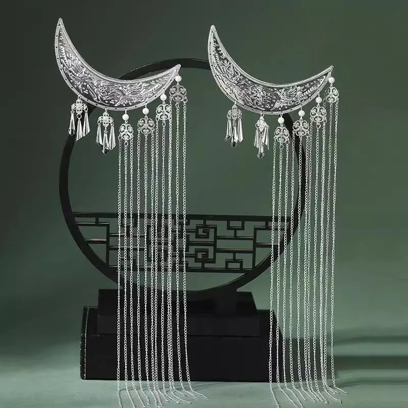 Mystical Moon Shape Hair Clip - Image 8