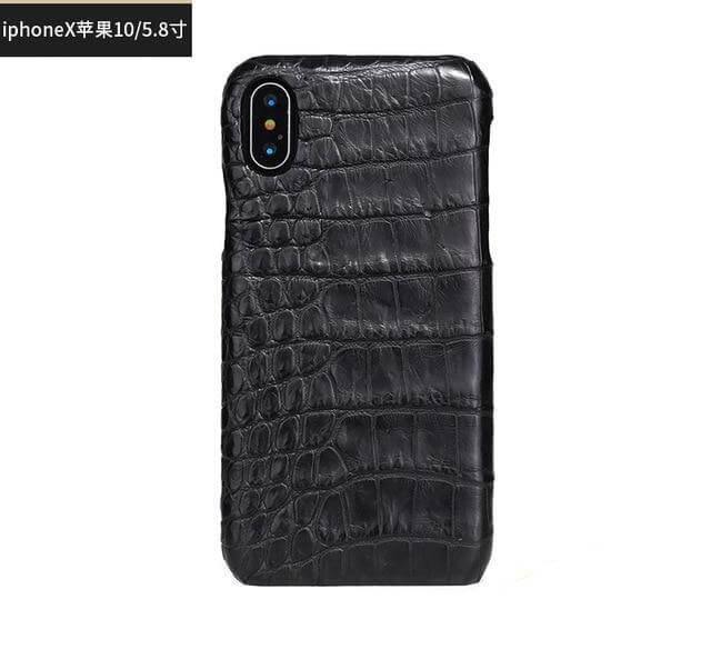 Luxury Natural Crocodile Skin Case for iPhone Models - Image 10