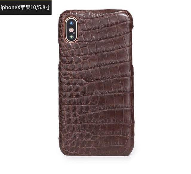 Luxury Natural Crocodile Skin Case for iPhone Models - Image 5