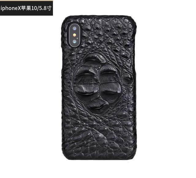 Luxury Natural Crocodile Skin Case for iPhone Models - Image 7