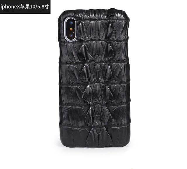 Luxury Natural Crocodile Skin Case for iPhone Models - Image 9