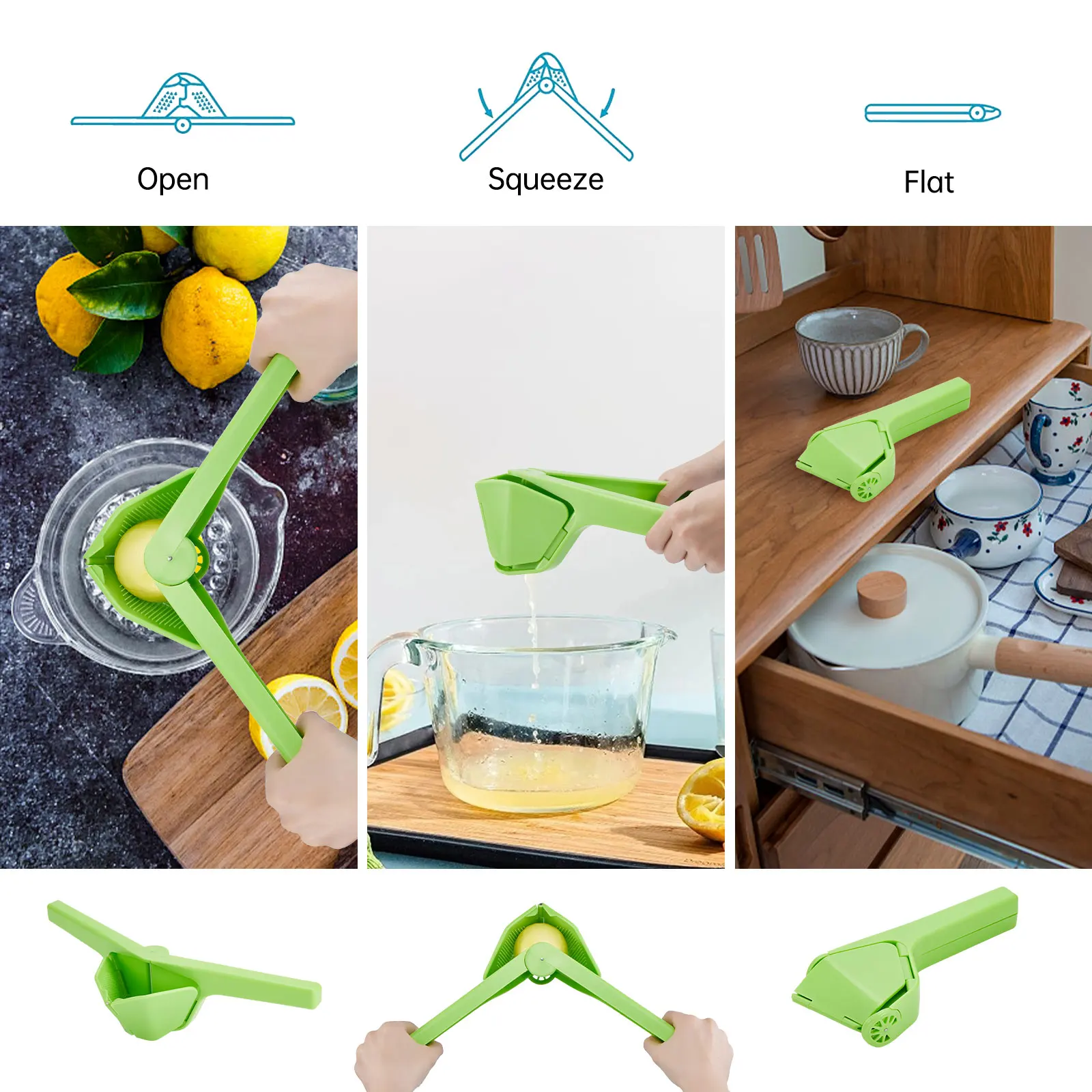 Natural Hand Press Fruit Squeezer Tool - Image 4
