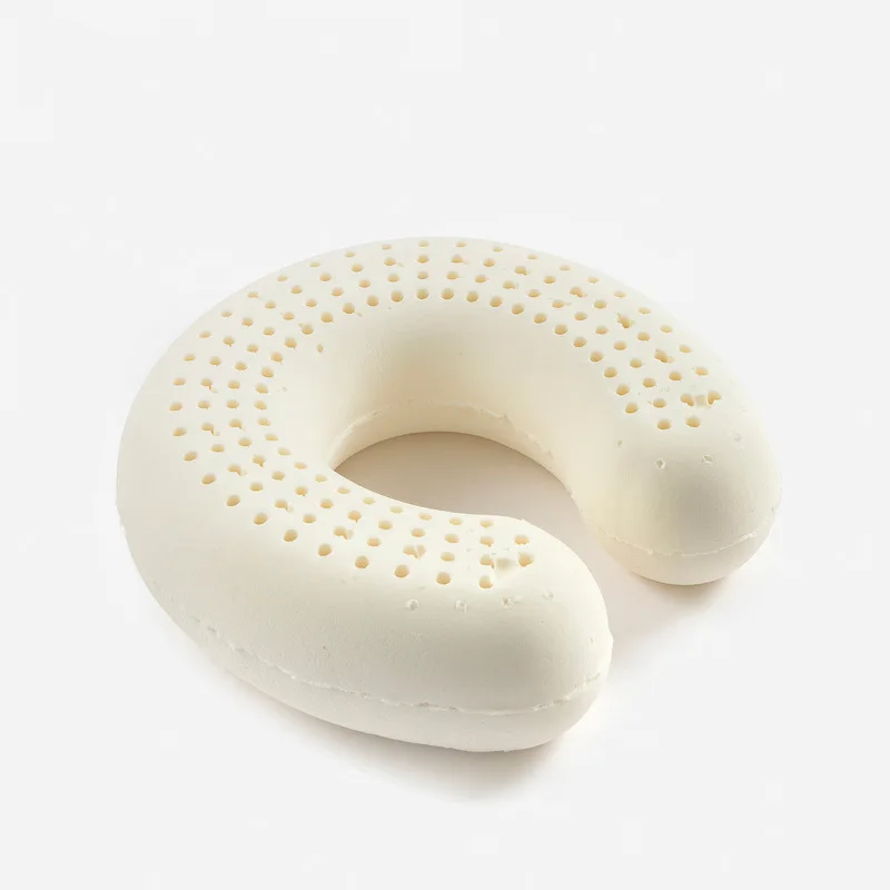 Natural Latex Breathable U-Shaped Neck Pillow - Image 4