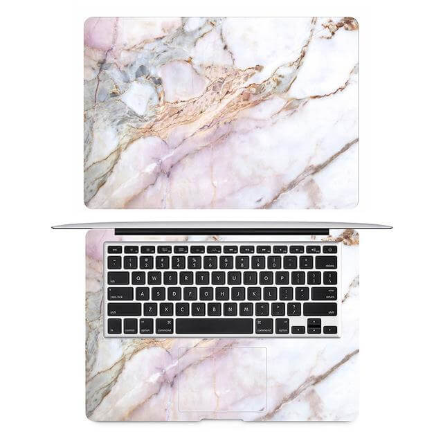 Natural Marble Skin Laptop Sticker for Apple Macbooks - Image 2