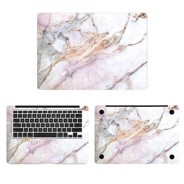 Natural Marble Skin Laptop Sticker for Apple Macbooks - Image 3