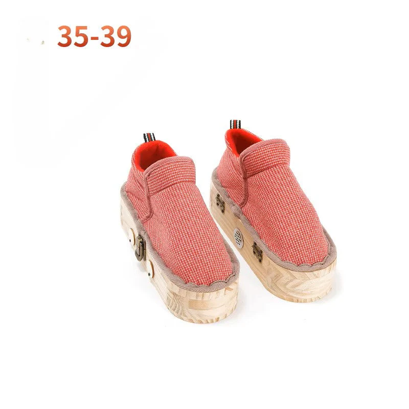 Natural Wood Herbal Heat Circulation Therapy Boots - Image 6