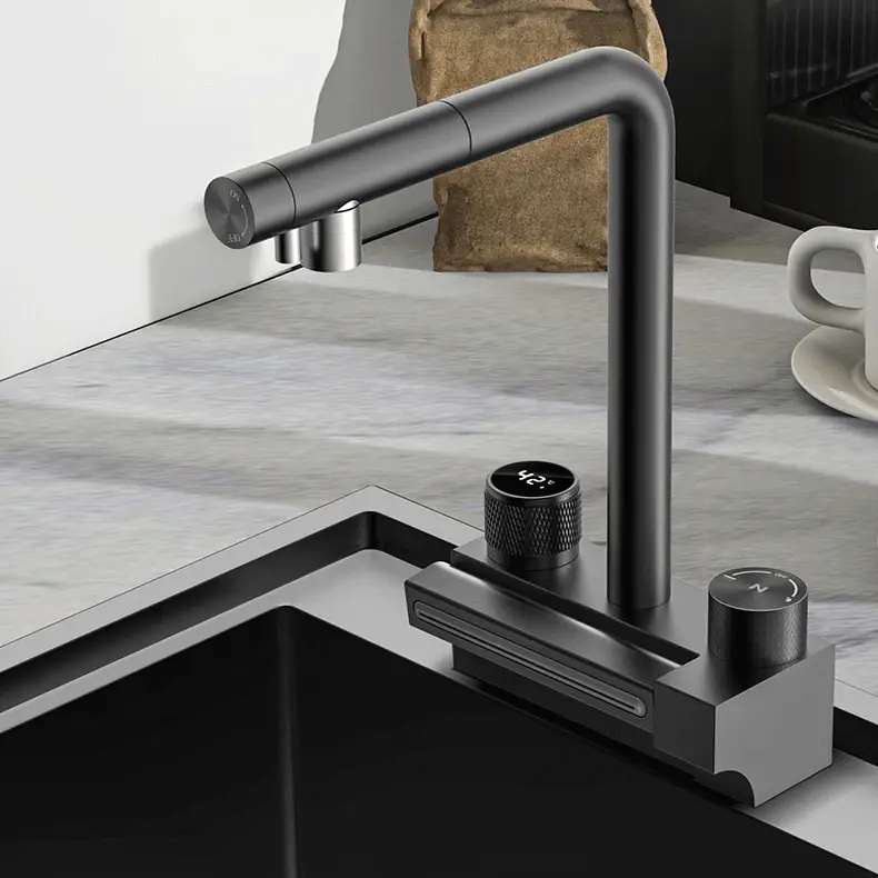 Nebula Kitchen Touch Display Nano Steel Smart Sink - Image 5