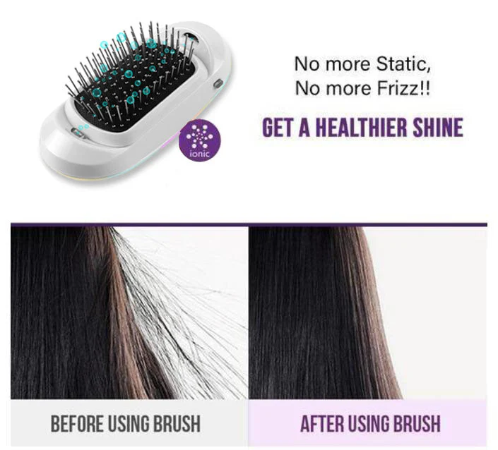 Negative Ion Massage Electric Hair Brush - Image 2