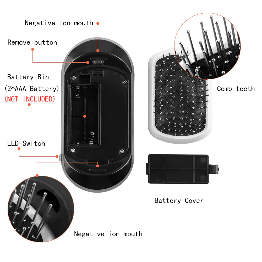 Negative Ion Massage Electric Hair Brush - Image 4
