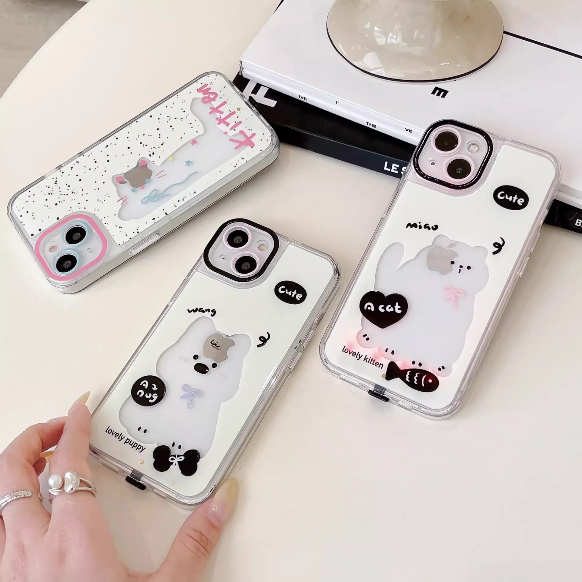 Neon Paws Cat Lover Luminous Phone Case - Image 10