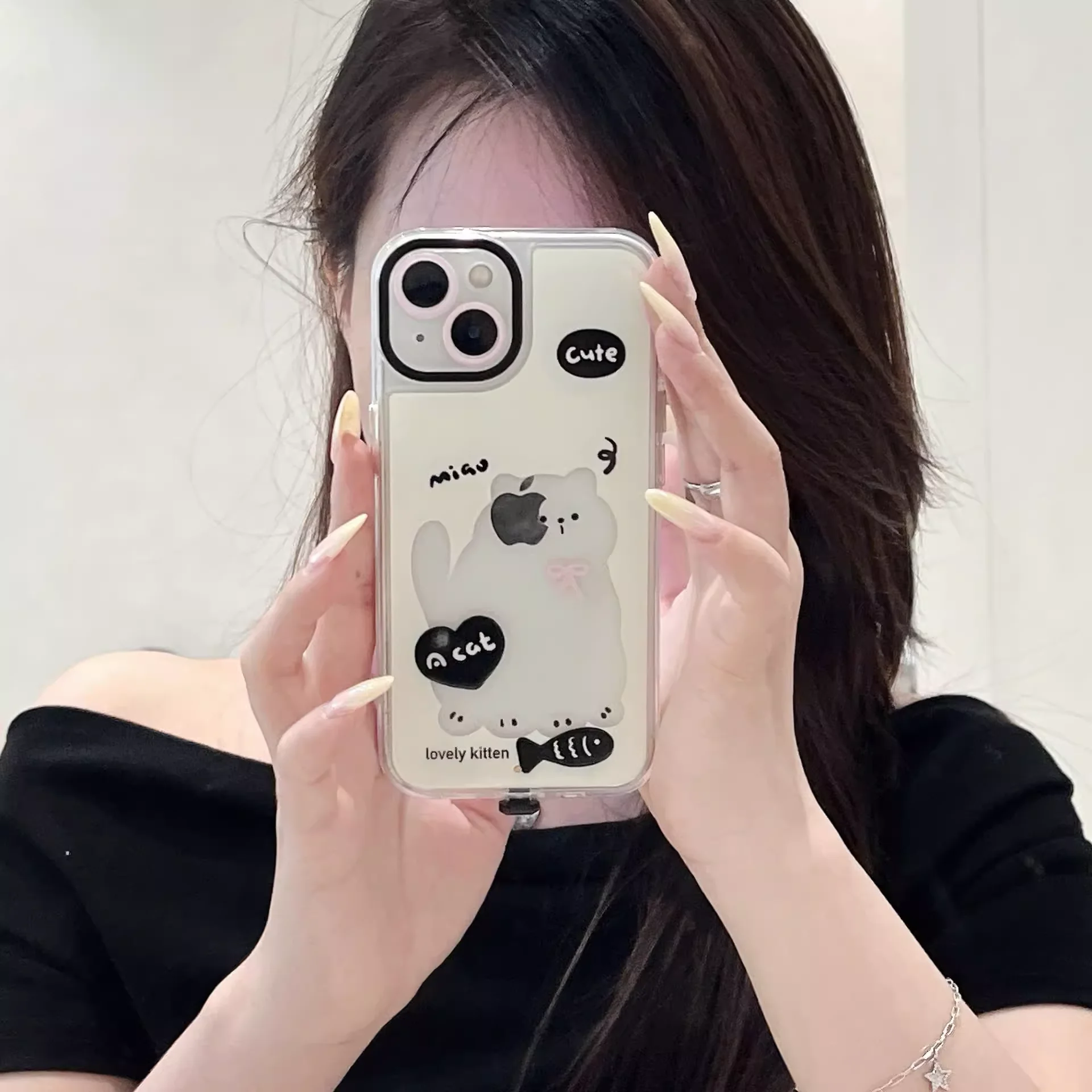 Neon Paws Cat Lover Luminous Phone Case - Image 6