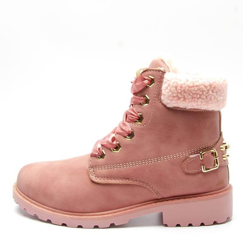 New British Style Lace Up Ankle Boots for Women - Image 13