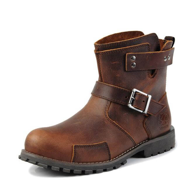 New England Leather Men Winter Boots - Image 3