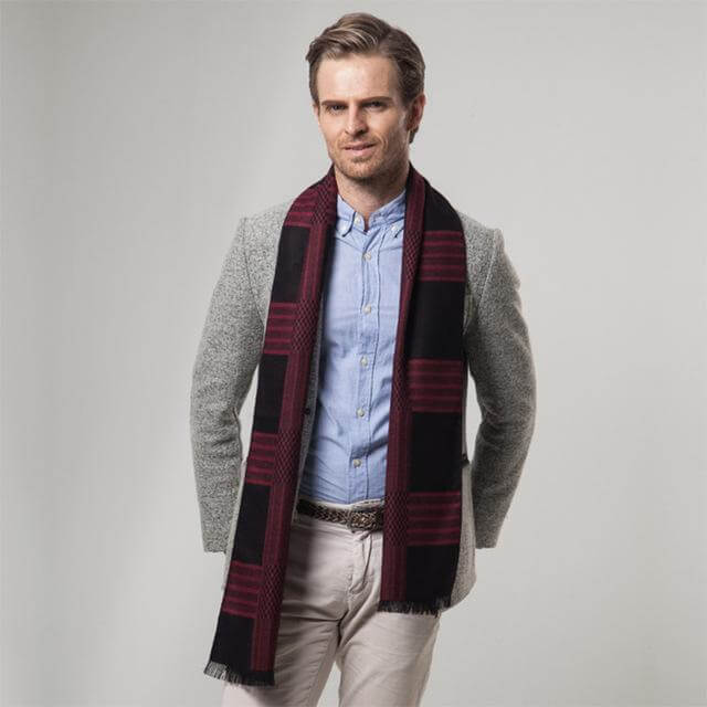 New Striped Cashmere Scarf - Image 4