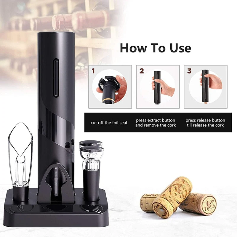 New Style Rechargeable Automatic Wine Bottle Opener - Image 4