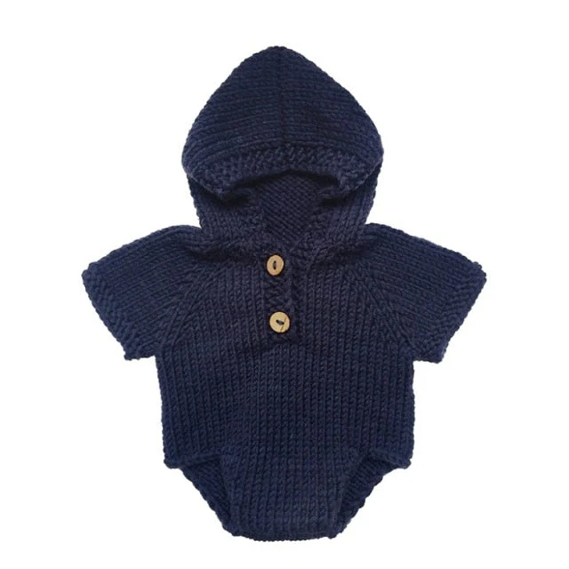 Newborn Baby Crochet Romper Knit Costume - Image 13
