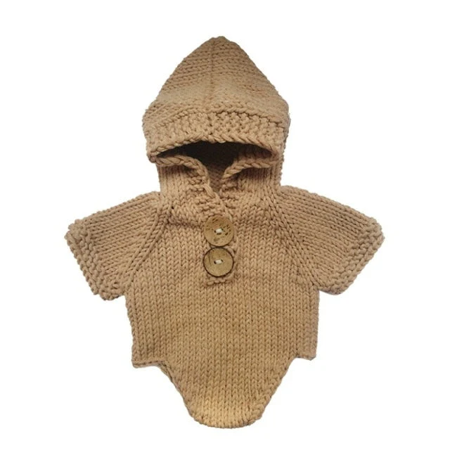 Newborn Baby Crochet Romper Knit Costume - Image 14