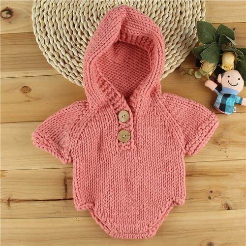 Newborn Baby Crochet Romper Knit Costume - Image 6