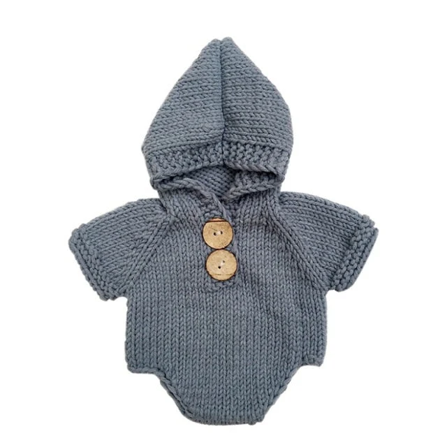 Newborn Baby Crochet Romper Knit Costume - Image 8