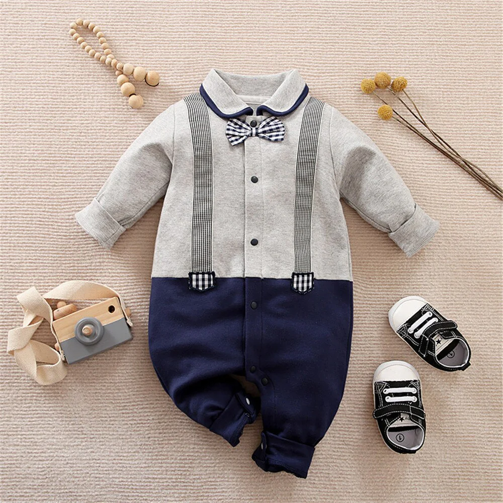 Newborn Baby Gentleman Jumpsuit - Image 29