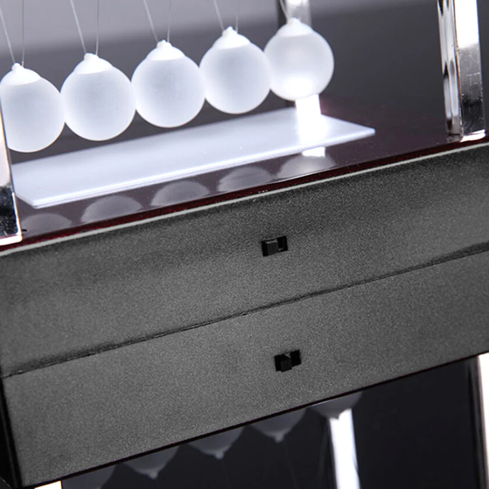 Newtons Cradle Led Colorful Science Toy - Image 3